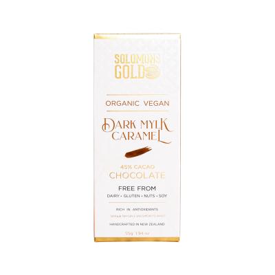 Solomons Gold Organic Vegan Dark Mylk Caramel Chocolate (45% Cacao) 55g